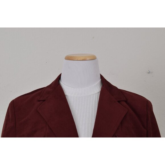 Vintage 90s Union-Made ILGWU‎ Rustic Red Jacket - Picture 10 of 10